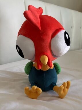 Disney Moana Hei Hei Plush Stuffed Animal Red Chicken 10 Inch